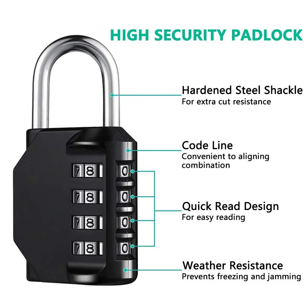 1pc Combination Lock Resettable